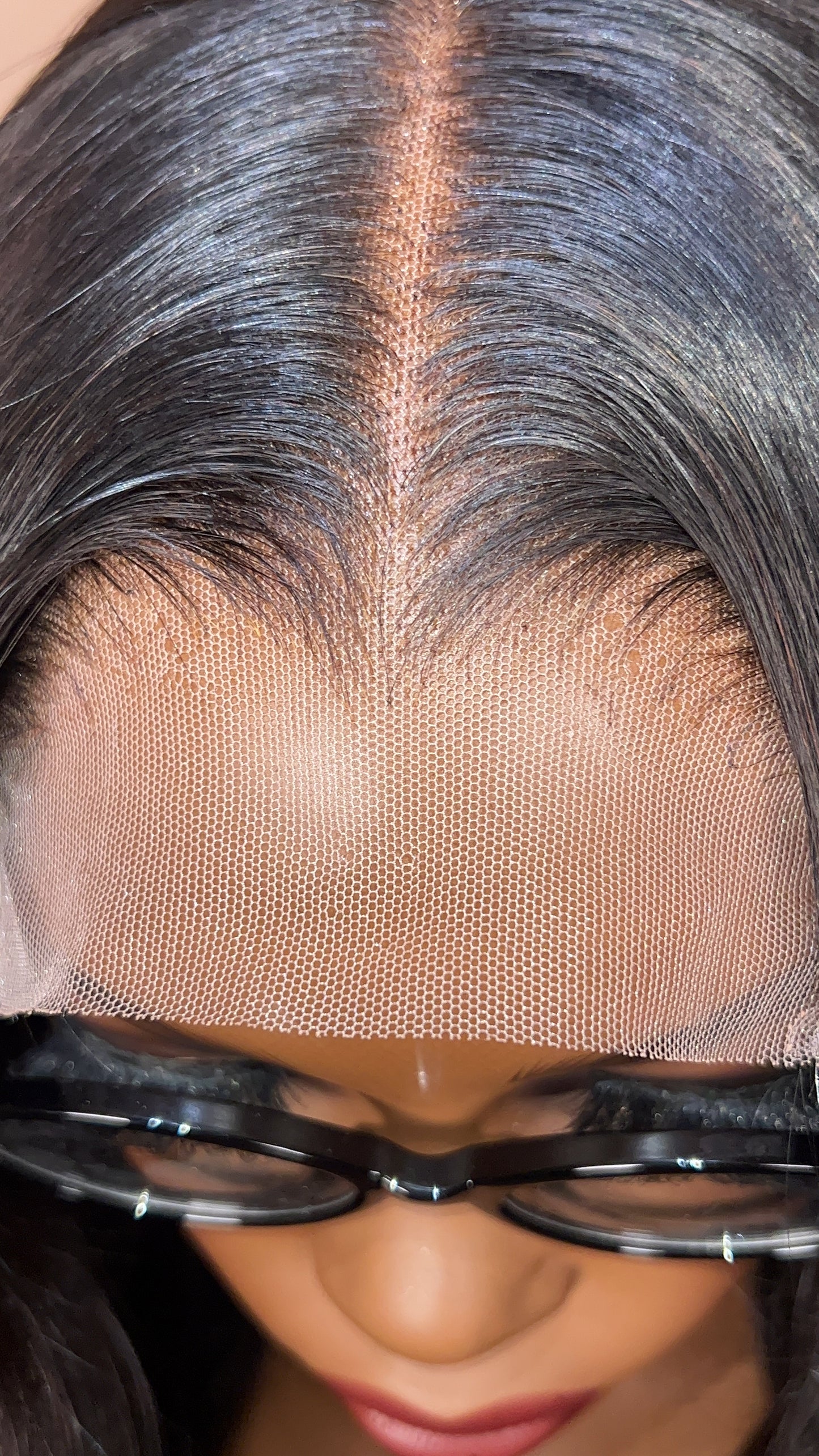 5x5 22inch Natural Black Wig