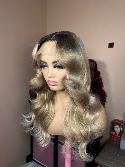 13x4 Transparent Frontal Wig- 24 inches