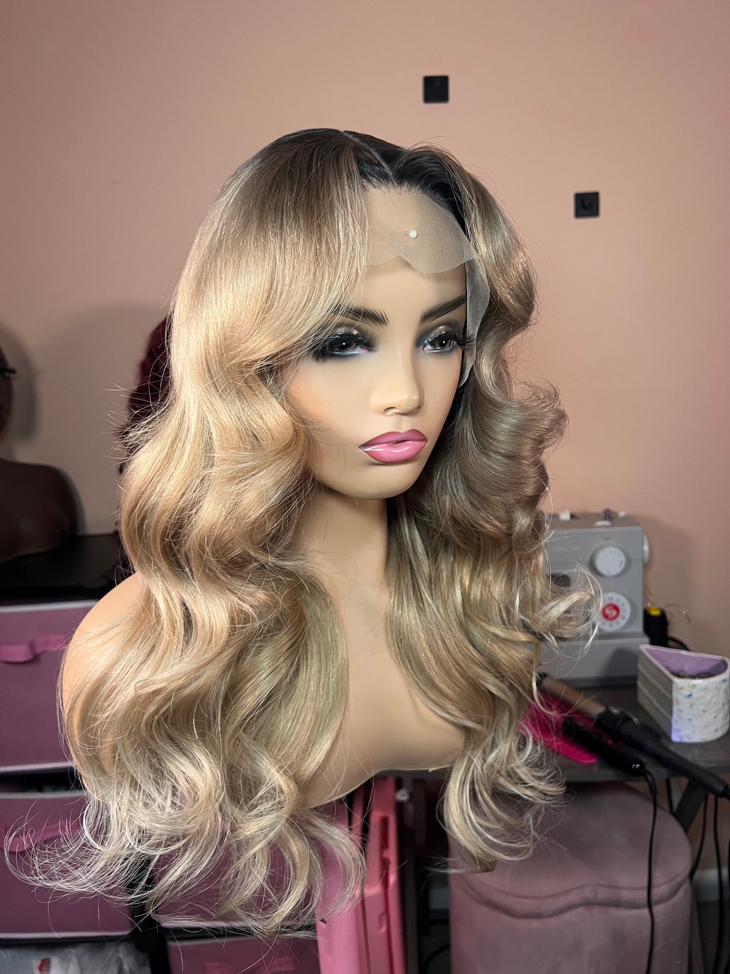 13x4 Transparent Frontal Wig- 24 inches