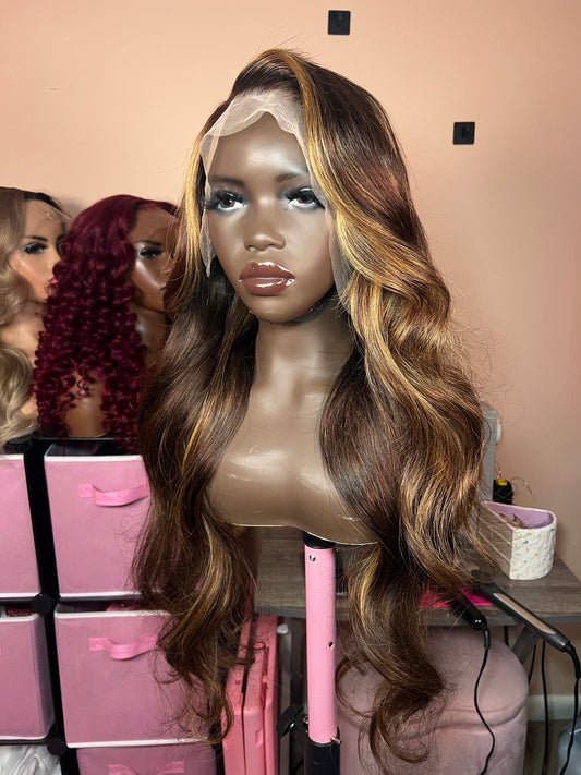 30 inch 13x4  Transparent Frontal Wig